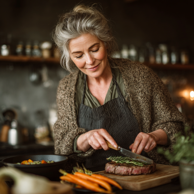 Група задоволених клієнтів LightMeal - старші люди в гарному настрої та формі після покращення харчування